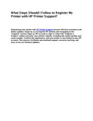 What Steps Should I Follow to Register My Printer with HP Printer Support.pdf