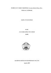 pembuatan tablet ekstrak curcuma zedoaria (berg.) rosc. sebagai antidiare..pdf